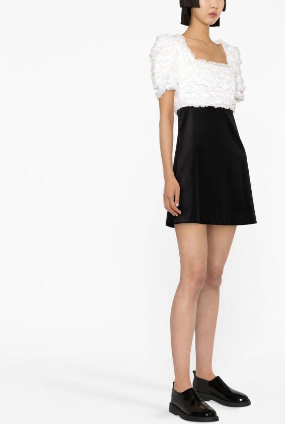 Vivetta Mini-jurk met ruches Zwart