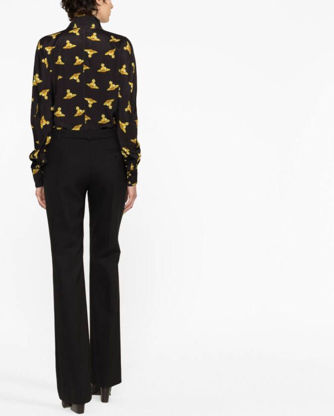 Vivienne Westwood Blouse met print Zwart