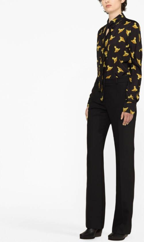 Vivienne Westwood Blouse met print Zwart