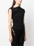 Vivienne Westwood Asymmetrisch T-shirt Zwart - Thumbnail 3