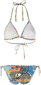 Vivienne Westwood Bikini met print Blauw