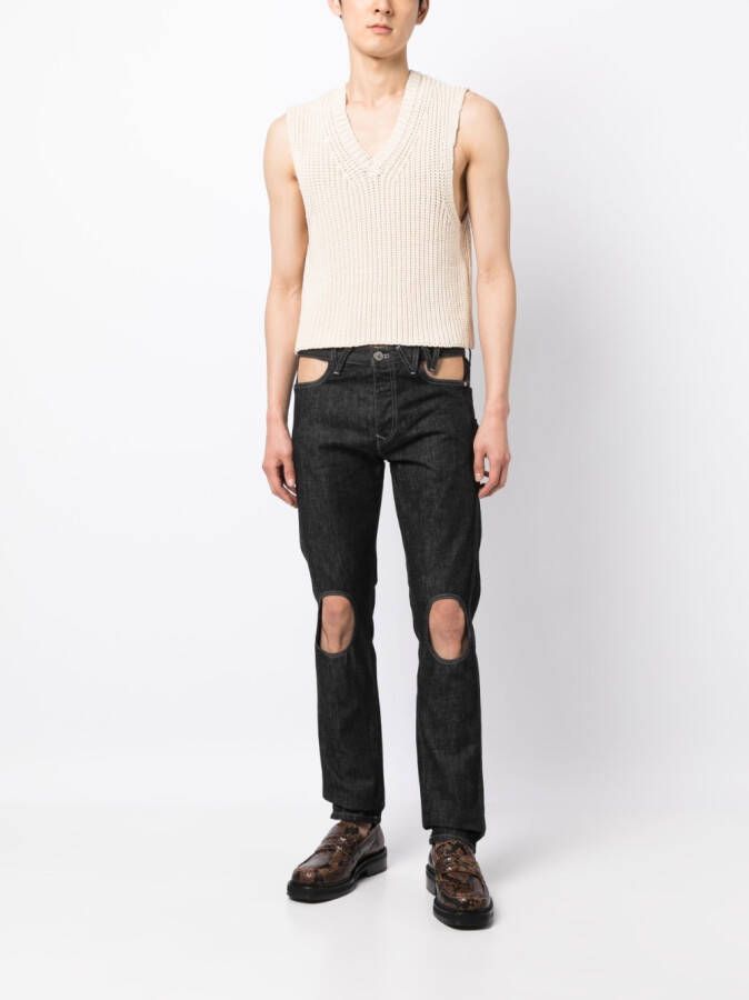 Vivienne Westwood Uitgesneden jeans Zwart