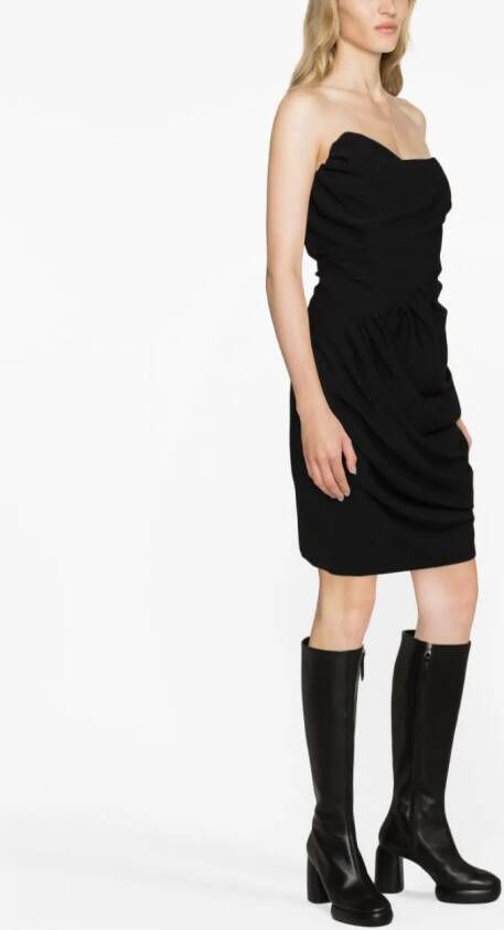 Vivienne Westwood Gedrapeerde jurk Zwart