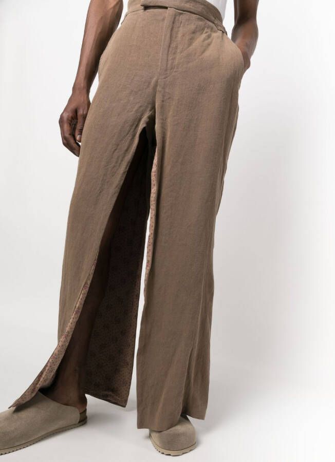 Vivienne Westwood Flared broek Bruin