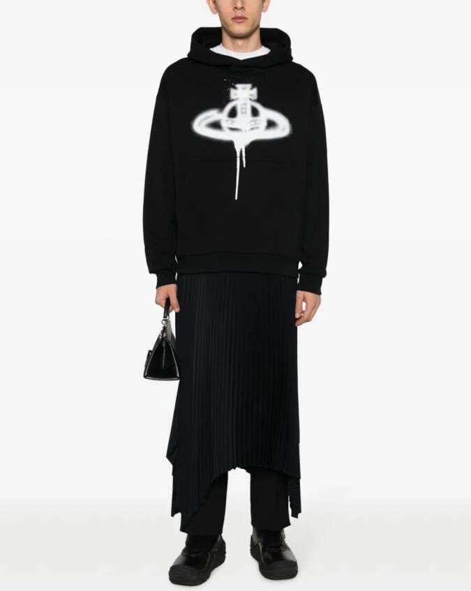 Vivienne Westwood Hoodie met print Zwart