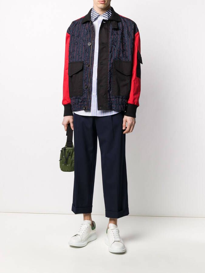 Vivienne Westwood Jas met contrasterende mouwen Zwart