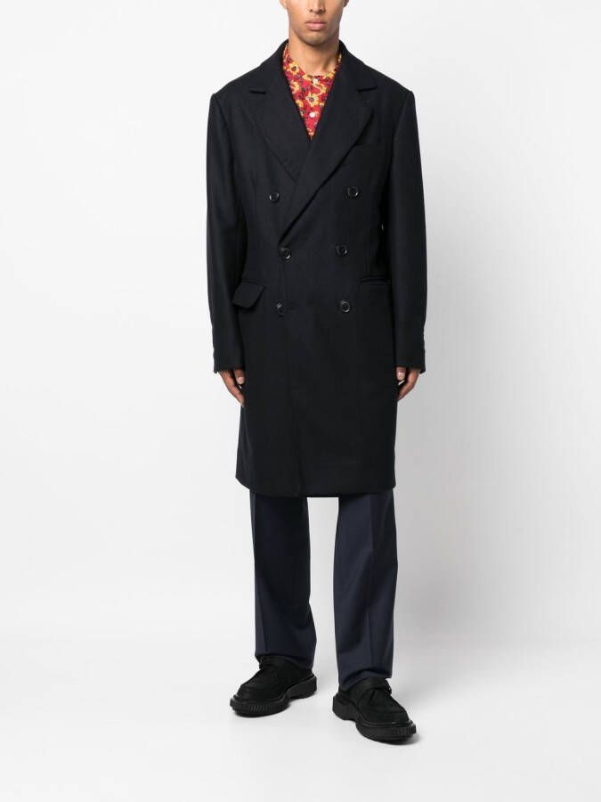 Vivienne Westwood Jas met dubbele rij knopen Blauw