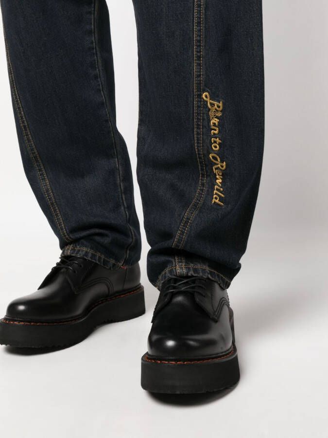 Vivienne Westwood Jeans met gedraaide afwerking Blauw