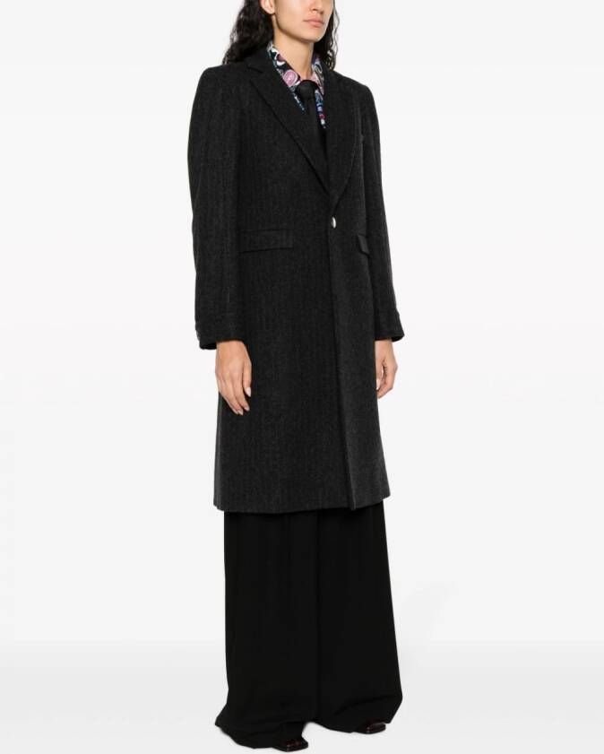 Vivienne Westwood Mantel met enkele rij knopen Zwart