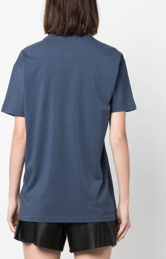 Vivienne Westwood T-shirt met geborduurd logo Blauw