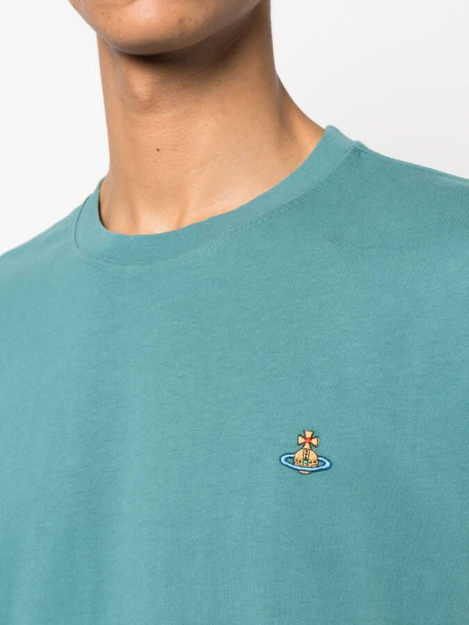 Vivienne Westwood T-shirt met geborduurd logo Groen