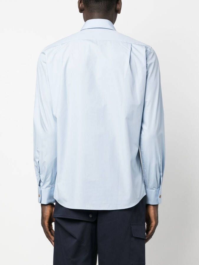 Vivienne Westwood Overhemd met geborduurd logo Blauw