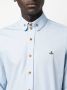 Vivienne Westwood Overhemd met geborduurd logo Blauw - Thumbnail 5