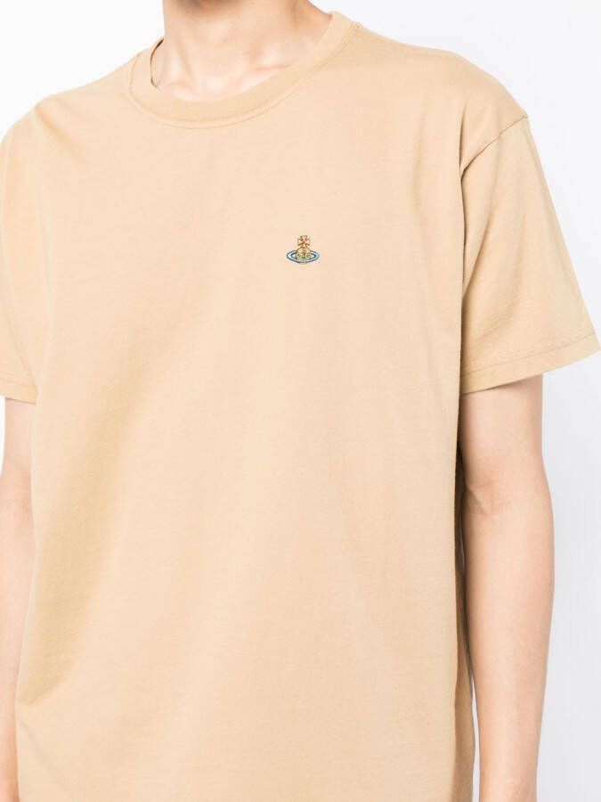 Vivienne Westwood Overhemd met logo Bruin