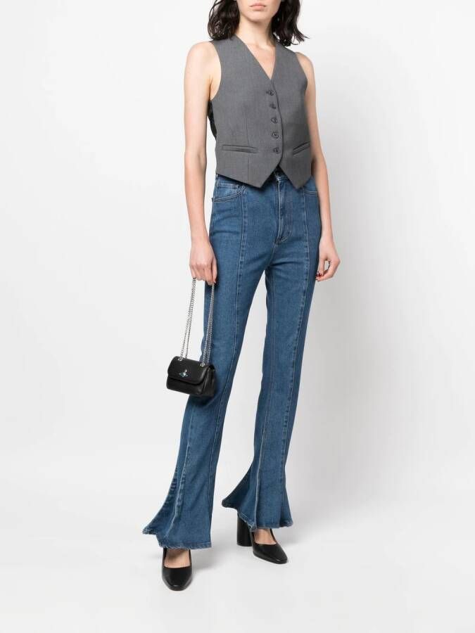 Vivienne Westwood Schoudertas met logo Zwart