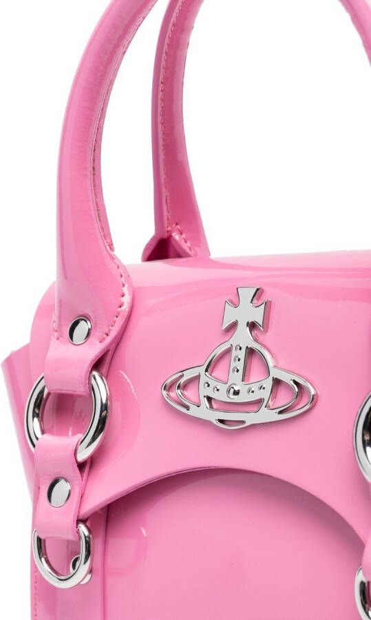 Vivienne Westwood Shopper met handgreep Roze