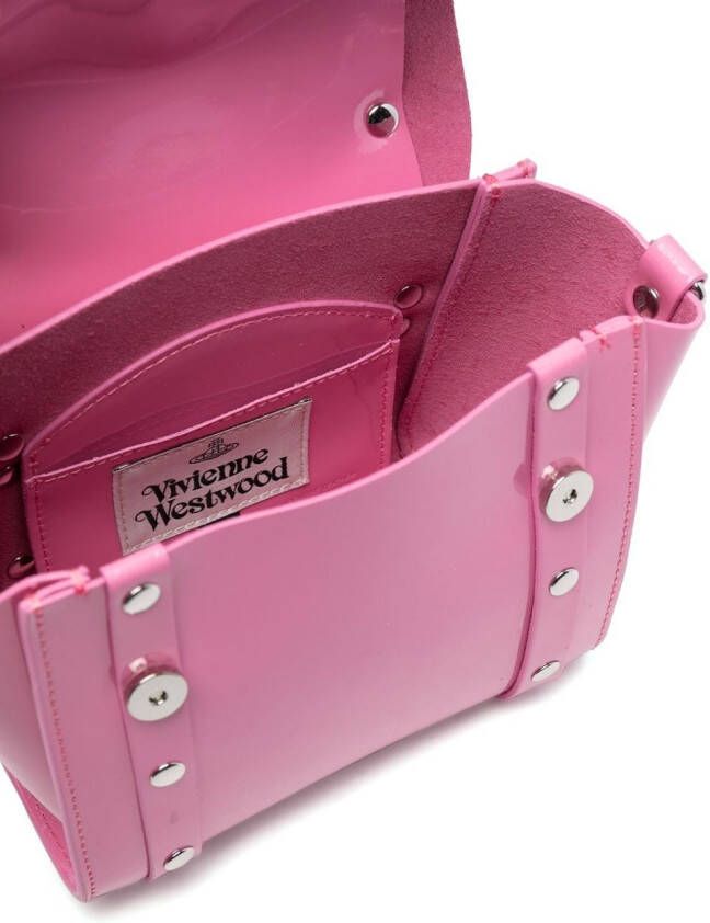 Vivienne Westwood Shopper met handgreep Roze