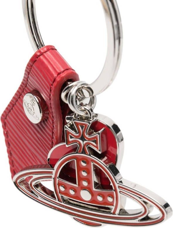 Vivienne Westwood Sleutelhanger met Orb-detail Rood