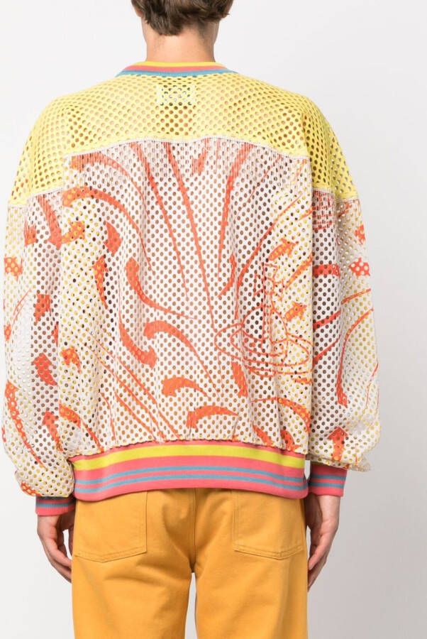 Vivienne Westwood Sweater met mesh Geel