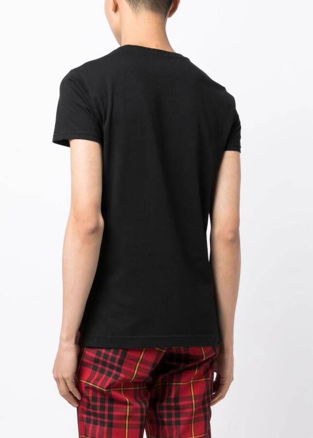 Vivienne Westwood T-shirt met geborduurd logo Zwart