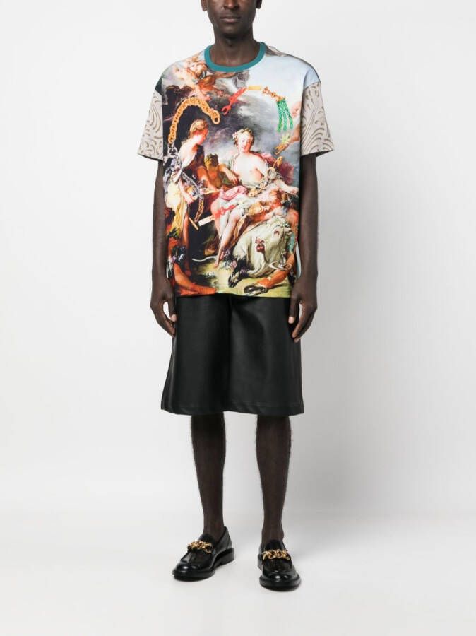 Vivienne Westwood T-shirt met logoprint Blauw