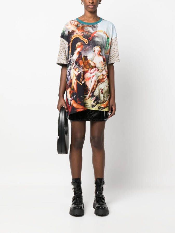 Vivienne Westwood T-shirt met logoprint Blauw