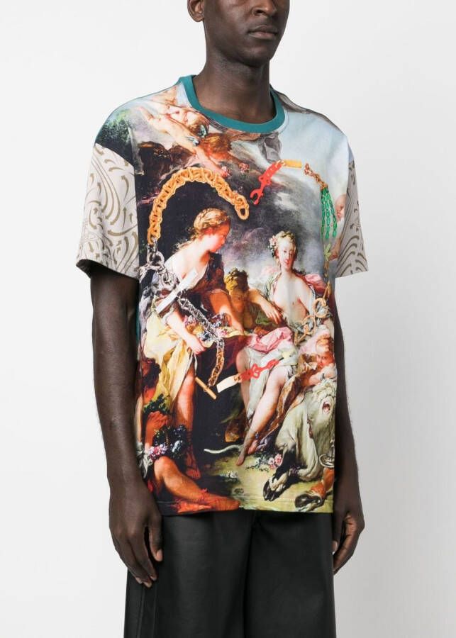 Vivienne Westwood T-shirt met logoprint Blauw