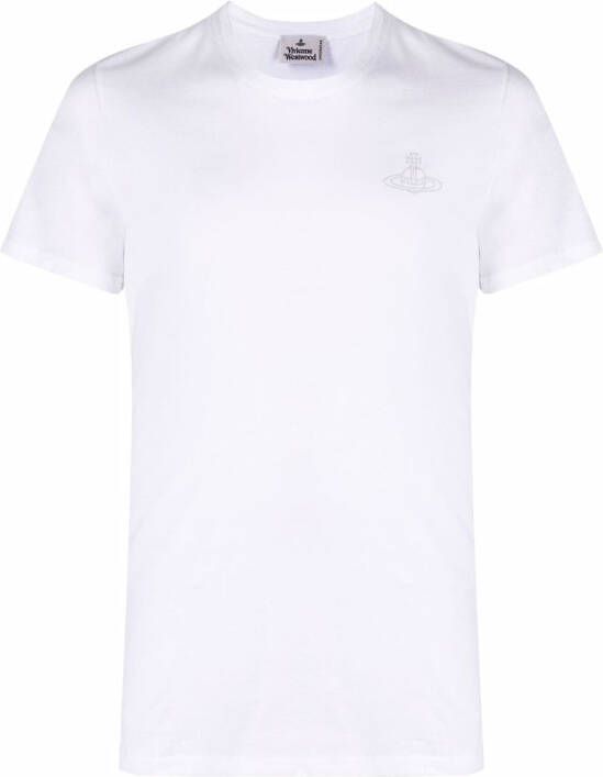 Vivienne Westwood T-shirt met logoprint Wit