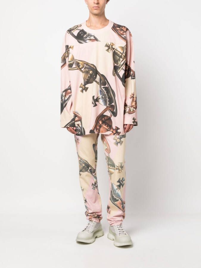 Vivienne Westwood T-shirt met print Beige