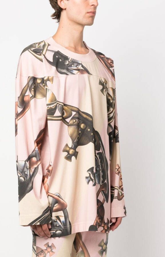 Vivienne Westwood T-shirt met print Beige
