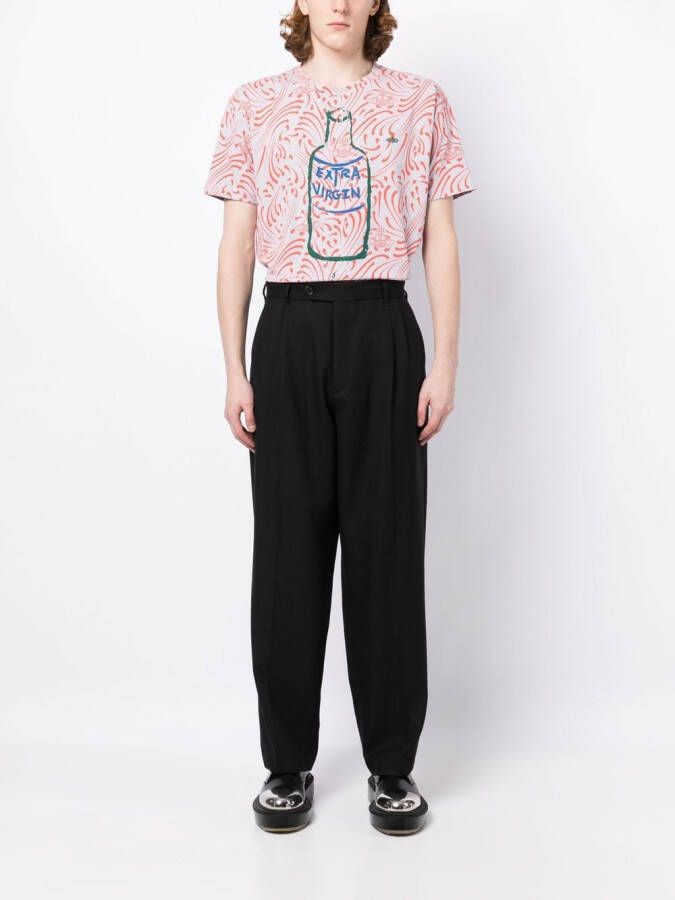 Vivienne Westwood T-shirt met print Paars