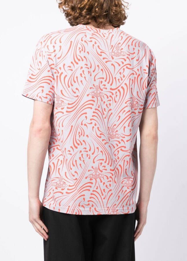 Vivienne Westwood T-shirt met print Paars