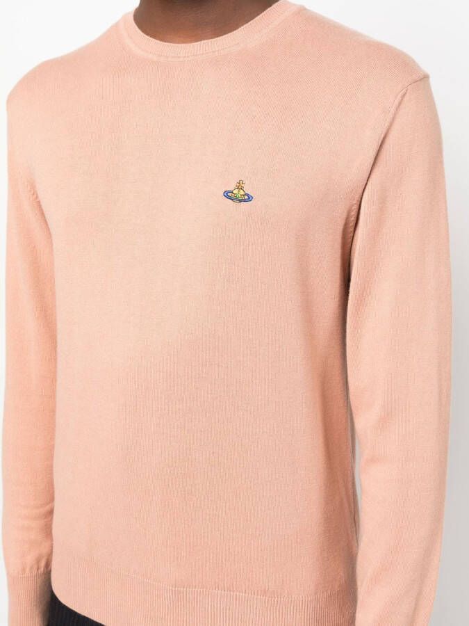 Vivienne Westwood Trui met geborduurd logo Beige