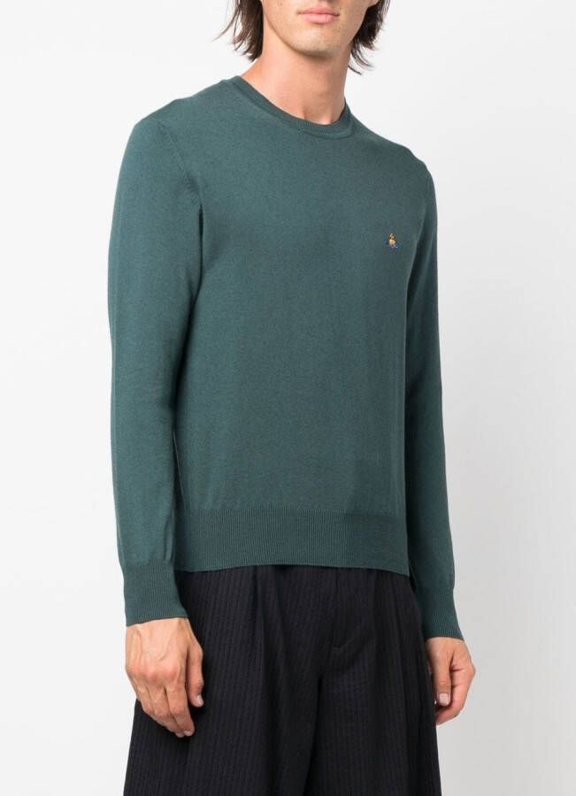 Vivienne Westwood Trui met geborduurd logo Groen