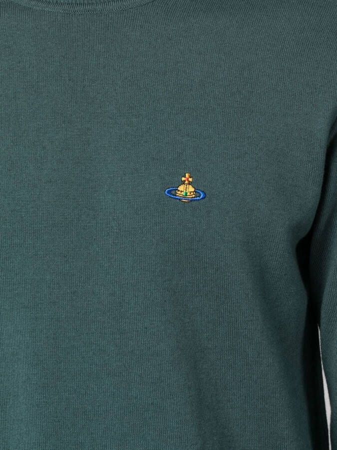 Vivienne Westwood Trui met geborduurd logo Groen