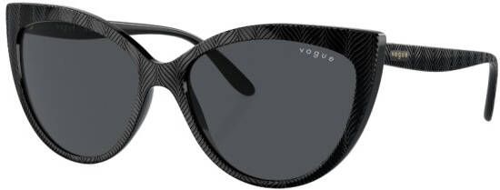 Vogue Eyewear Zonnebril met cat-eye montuur Zwart