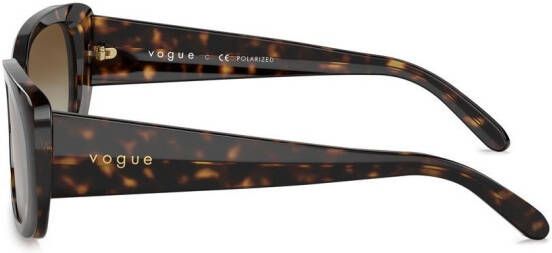Vogue Eyewear Zonnebril met cat-eye montuur Bruin