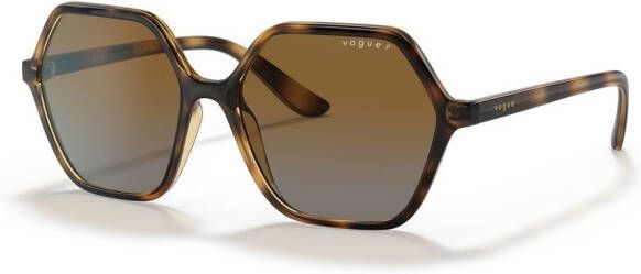 Vogue Eyewear Zonnebril met geometrisch montuur Bruin