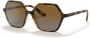 Vogue Eyewear Zonnebril met geometrisch montuur Bruin - Thumbnail 2