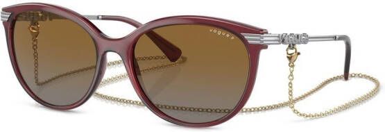 Vogue Eyewear Zonnebril met rond montuur Rood
