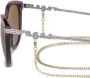 Vogue Eyewear Zonnebril met rond montuur Rood - Thumbnail 3