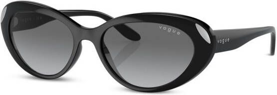 Vogue Eyewear Zonnebril met ovalen montuur Zwart