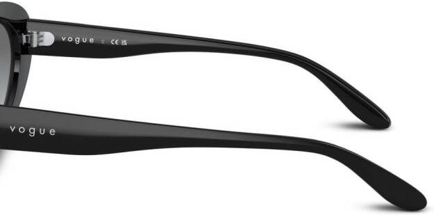 Vogue Eyewear Zonnebril met ovalen montuur Zwart