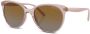 Vogue Eyewear Zonnebril met rond montuur Roze - Thumbnail 2