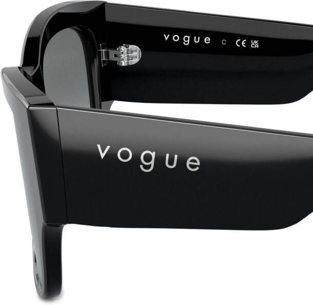 Vogue Eyewear Zonnebril met vierkant montuur Zwart