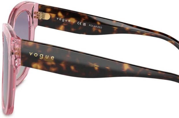 Vogue Eyewear Zonnebril met vlinder montuur Roze