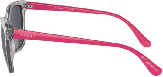Vogue Eyewear Zonnebril met doorzichtig montuur Grijs