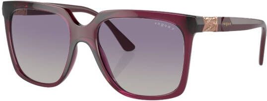 Vogue Eyewear Zonnebril met doorzichtig montuur Rood