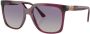 Vogue Eyewear Zonnebril met doorzichtig montuur Rood - Thumbnail 3
