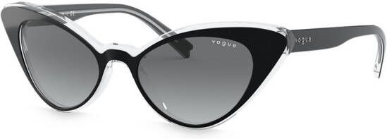 Vogue Eyewear Zonnebril met kattenoog montuur Zwart